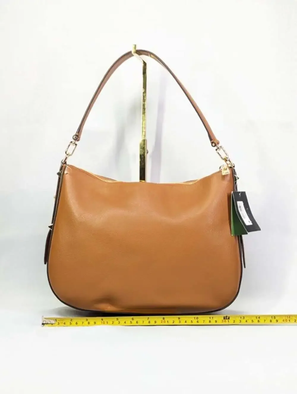 Kate Spade New York Liv Pebbled Leather Shoulder Bag Cavern Clay (MSRP $358)